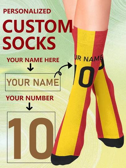 1 par de calcetines personalizados, calcetines de regalo para fans de la Copa Mundial 2026, calcetines con cara personalizada, estrella de fútbol, jugador de fútbol, estilo de equipo nacional, calcetines con foto personalizada, calcetines impresos personalizados, calcetines divertidos con cara personalizada, fútbol, pon cualquier cara en los calcetines, regalo de aniversario, regalo de San Valentín, regalo de cumpleaños
