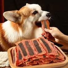 Pet Chicken And Beef Stuffed Jerky Strips, Pet Snacks, Additive-Free, Pure Meat, Healthy For Chewing And Teeth Cleaning - Ginger - View 5