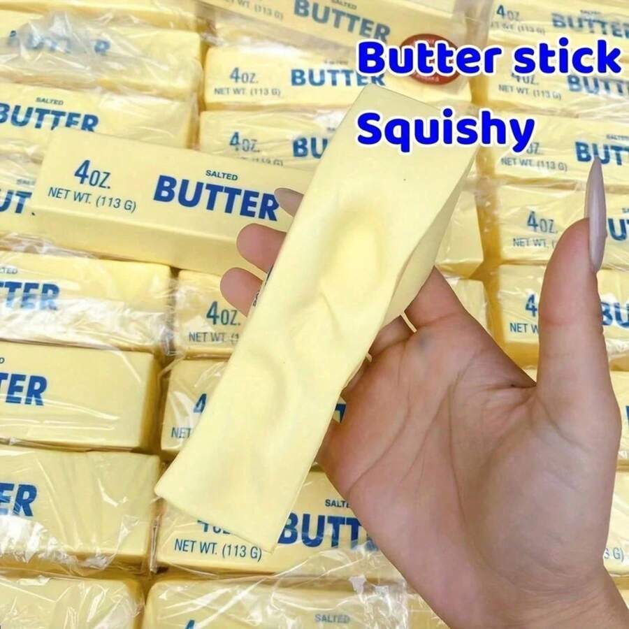 Soft Butter Pressure Relief Toy - Moist And Elastic Finger Stick, Relieve Anxiety And Improve Focus - View 1