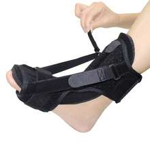 Adjustable Ankle Brace, Built-In Aluminum Splint Adjustable Foot Support, With Cushioned Support, Suitable For High Heels, Athletes, Workers And Elderly, Soft And Elastic Fabric - Black - View 8
