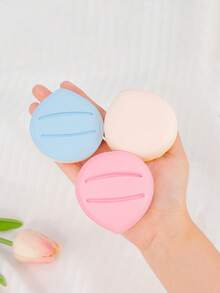 1/2/3/5/10 Pieces Of Macaroon Cotton Candy Cosmetic Sponge, Super Soft And Thick Air Cushion Dry And Wet Powder Puff, Suitable For Liquid Foundation, BB Cream And Loose Powder. - Multicolor - View 7