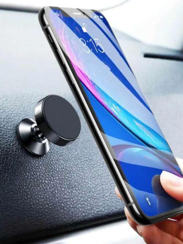 360度回転式 磁気車載スマホホルダー、ほとんどのスマートフォンに対応する汎用車載マウント