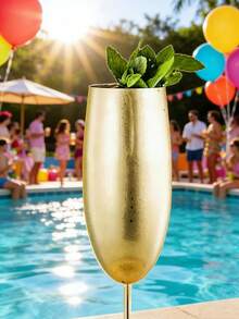 Stainless Steel Champagne & Wine Glasses, Creative Metal Cups For Bar, Restaurant, KTV - View 4