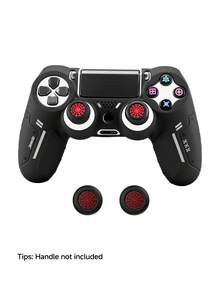 Funda protectora de silicona para control de PlayStation4, diseño de telaraña de estilo esports, incluye tapa para palanca, antideslizante, antisuor, de goma suave, ajuste perfecto para controlador /Slim/Pro, accesorios de juego para jugadores, antideslizante, antisuor, antipolvo, anti-arañazos, mejora el agarre, mejora la experiencia de juego, regalo romántico para el Día de San Valentín/Primavera - Multicolor - Ver 10