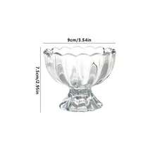 单球冰淇淋玻璃杯、圣代杯、甜点碗、奶昔杯、珍珠奶茶杯 - 彩色 - 查看 8