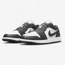 Nike Air Jordan 1 Low 'Men's Patent Varsity Red Black Jordans For Men HV4089-006 | Low-Top Versatility, Everyday Wearable - 灰白色 - 查看 3