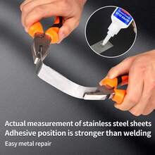 1/2/3 Pieces Of Super Glue/Strong Glue/Quick Drying Glue/Versatile Glue, With Strong Bonding Ability, Welding Glue/Multi-Purpose Quick Drying Glue/High Temperature Resistant Glue, Can Be Used To Stick Iron, Metal, Stainless Steel, Plastic, Ceramics, Glass, Stone, Acrylic, Wood, DIY Crafts, Shoes, Etc - Welding Adhesive - View 3