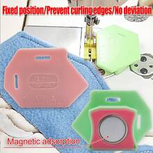 2026 Upgraded Magnetic Seam Guide, Multifunctional Sewing Tool With Polygon Strong Magnet, Polygon Multifunctional Seam Guide With Ruler Edge, Sewing Accessories - GP-35 Polygonal Plastic Magnet Gauge - Green - View 2