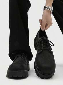 Men Mountaineering Boots - Black 5 - View 2