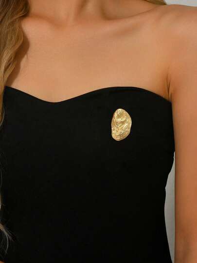 1pc Elegant & Exquisite Ocean Elements Brooch, Multiple Styles Available Including Gold Lobster, Oyster Shell, Starfish, Suitable For Women To Wear In Summer Parties, Beach Vacations. High-Quality Women's Brooch, Great Gift For Valentine's Day, Thanksgiving, Mother's Day, Back To School, Graduation Season And Other Holidays