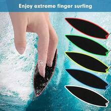 15pcs Finger Surfboard With Rope, Mini Air Finger Tip Surfing Skateboard Toys - متعدد الألوان - مشاهدة 1