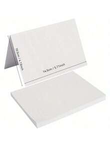 20 tấm thiệp chúc mừng gấp không ghi chú, kích thước 4x6 inch, định lượng 250GSM. - A5 - Xem 2
