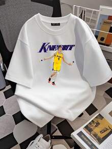 Camiseta de mujer con estampado gráfico de Dalton Knecht, Westside Knecht 4 Basketball Los Angeles camiseta - Blanco - Ver 2