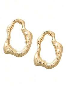 4/2pcs Metal Asymmetrical Scarf Clips, Fashion Accessories Multi-Functional Fixing Buckle Rings, Asymmetric Metal Scarf Clips, Fashionable Multi-Purpose Scarf Clips, Decorative And Practical. Multi-Functional Design, Suitable For Decorating And Fixing Scarves And Headscarves,Beach,Holiday - Multicolor - View 7