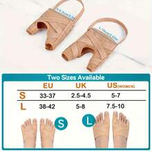 High Quality Toe Separator For Bunions With Adjustable Straps - Progressive Correction For Big And Small Toes, Used Day And Night To Relieve Pain, Is An Essential Foot Care Solution For Men And Women To Repair Overlapping Toes And Improve Foot Alignment - 腳部保護套 - 查看 4
