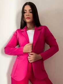 Women Coats - Rosa Fucsia - Ver 1