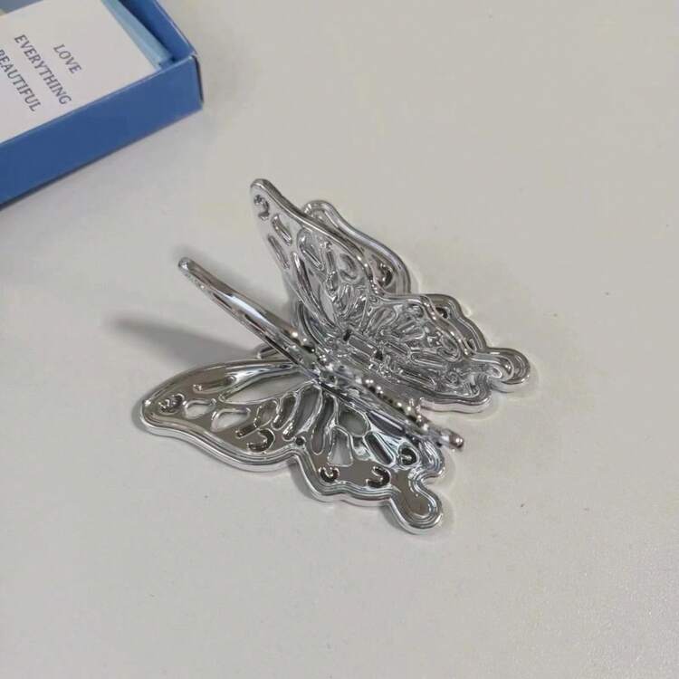 Acrylic Hollow Butterfly Phone Stand, Slouchy Hands-Free Phone Holder, Universal Phone Case Accessory - Multicolor - View 8