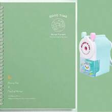 B5 Gradient Green Spiral Notebook, Minimalist Lined Journal For Students, High School And College - Multicolor - View 11