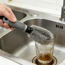 1pc/2pcs Household Cleaning Tool, Kitchen Pot Scrub Brush, Also Suitable For Automotive Tire Cleaning - A - View 7