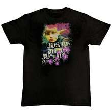 Justin Biebe 2010 My World Tour Concert Unisex T-Shirt - Black - View 1