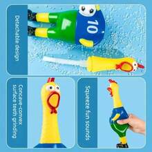 Screaming Chicken Plush Toy, Emits Scream Sound, Stress Relief, Large Durable Pet Chew Toy, Indoor Leisure Game - Multicolor - View 4