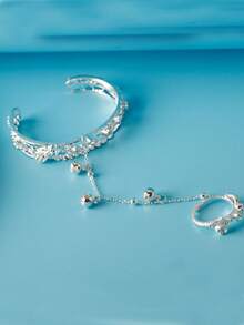 周边商品：哈利与死亡圣器哈利手链，配有电镀闪亮珠子 - 彩色 - 查看 6