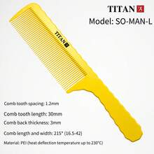 TITAN HIRLD TITAN Professional Daily Use Hair Comb, Unisex - Yellow - View 15