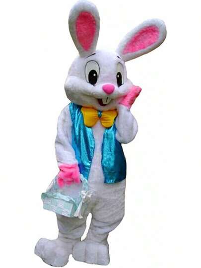 Plush Rabbit Costume For Easter Party Or Halloween