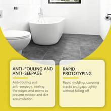 Plastic Steel Putty, Home Kitchen Bathroom Caulk Repair Waterproof Mildew-Resistant Sealant Material - A - View 6