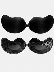 Push-Up Invisible Breast Petals: Silicone Backless, Self-Adhesive Strapless Mango-Shaped Invisible Bra, Suitable For Wearing Dresses And Wedding Gowns - Multicolor - View 13