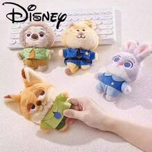 Disney 迪士尼官方授权朱迪·霍普斯毛绒背包挂件，疯狂动物城尼克·王尔德闪电毛绒可爱背包吊坠，情侣吊坠，节日礼物 - 彩色 - 查看 3
