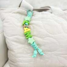 1 pieza Llavero tejido a mano personalizado, estrella de acrílico, cuentas de letras de acrílico, regalo tejido a mano personalizado, colgante de mochila, regalo de cumpleaños, regalo de vuelta a la escuela, regalo del Día de San Valentín - Llavero de cuerda trenzada - Ver 15