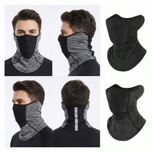 Outdoor Sports Running Neck Protector Magic Headscarf Summer Sun Protection Ice Silk Ear-Hanging Neck Cover Cycling Face Mask - GR-WB-FG-04 Xám đậm - Xem 1