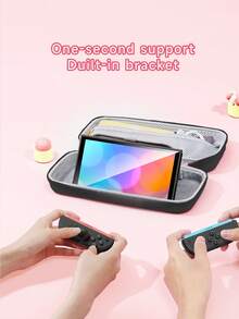 1个可爱沙发鸭图案保护套，适用于Switch 2 (2025)游戏机，兼容Switch NS/Switch OLED/Switch Lite，TPU软壳，通用保护套，Switch手柄保护套，Switch游戏配件，通用收纳袋，防摔、防滑、防刮，时尚美观，是送给家人和朋友的最佳礼物 - 查看 8