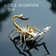 3D Metal Puzzle Mechanical Scorpion Steampunk Precision Handmade Assembly Model Adult Stress Relief DIY Toy Metal Material Desktop Decoration Collectible Creative Gift - Multicolor - View 4