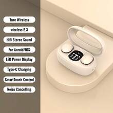 Ultra-Mini Wireless In-Ear Headphones, 5.4 True Wireless Noise Cancelling, High-Fidelity Sound Quality, All-Day Invisible Design, Touch Control, USB-C Charging, Suitable For Running, Sleeping, Compatible With All Phones - View 9