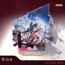 1pc Meng Chao Game Merchandise Emis Monin Rin Nai Gacha Big Standee With Colorful Window Base, Elegant Desktop Decor, Gift For Anime/Game Fans, Birthday/Holiday Present - Multicolor - View 10