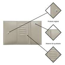 Women's Medium Crossbody Bag Kit + Shoulder Strap + Wallet - Màu be - Xem 9