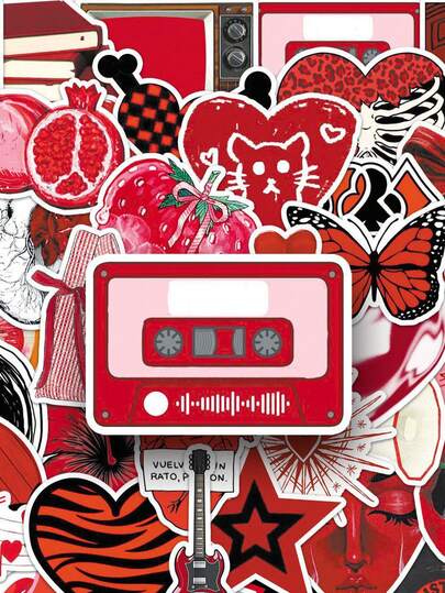 50 miếng dán Y2K, miếng dán cô gái thành thị, đồ dùng Y2K, miếng dán đen trắng, miếng dán thành thị, miếng dán phong cách học thuật tối màu, miếng dán vinyl chống thấm nước cho bình nước, laptop, điện thoại, ván trượt, xe đạp, hành lý, đàn guitar, miếng dán ngộ nghĩnh, đồ dùng làm sổ lưu niệm Kindle, miếng dán laptop