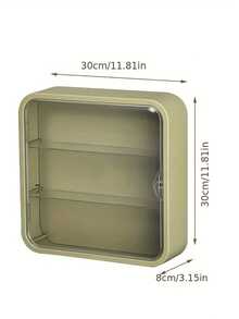 1pc Transparent Wall-Mounted Display Case, Blind Box Collectible Figurine Holder - Multicolor - View 11