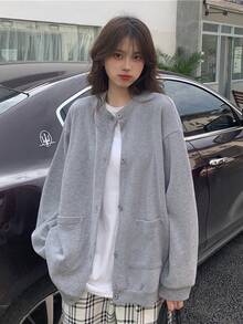 Women Cardigans - Grey - View 6