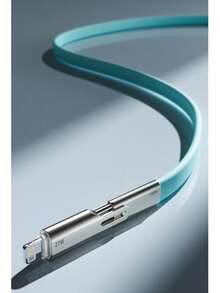 240W 超快充电线 - 全新硅胶双头设计，兼容 17/16/15/14/13/12/11/XS/8 和安卓设备，是居家、旅行和办公的理想之选。 - 彩色 - 查看 6