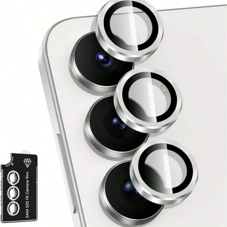 鹰眼镜头保护膜，适用于三星 Galaxy S25 FE/S25 Edge/S26/S26 Plus/S26 Ultra。金属材质，防刮防震，9H 硬度，防水防刮防震。镜头保护膜，自动对准，表面光滑，高清画质。是智能手机用户和手机壳的理想之选。有效保护您的手机镜头。精美设计，摄影爱好者的必备之选。 - 彩色 - 查看 1