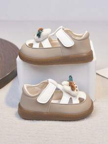 Sandalias para bebé, zapatos planos adecuados para el uso en verano - Beis - Ver 3