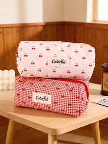 全新INS风铅笔盒 - 大容量，可爱毛绒文具包。外观高端优雅，简约时尚。风格清新简约，是学生的理想之选，也是外出必备单品。 - 彩色 - 查看 11