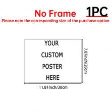1pc Personalized Canvas Printing, User-Defined Canvas Printing, Converting Your Pictures Into Canvas Form, Canvas Art Creation, Photography Printing, Love, Wedding, Closing Ceremony, Family Art Works,Custom Poster, Room Decor, Customized Wall Art, Pictures Custom Photo, Customizable Things, Optional Frame, Bathroom Decor, Kitchen Decor, Living Room Decor, Bedroom Decor, Office Decor, - Multicolor - View 15