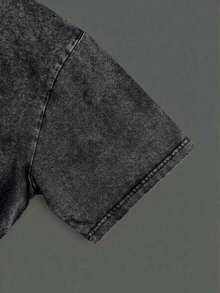 Retro Style, Tito's Vodka Lovers, Leopard Print, Humorous "SHOW ME YOU TITOS" Printed On The Print, Washable Double-Sided Printed Retro T-Shirt... Retro Loose T-Shirt, Casual Style T-Shirt, Machine Washable, Washable Old T-Shirt; Cool Graphic Design T-Shirt, Durable And Comfortable Fabric, Street Fashion Sense, A Must-Have For Street Style Lovers, Top-Quality Sportswear, Suitable For Daily Commuting, Dates, Casual Wear, And Perfect For Holiday Gifts, The Top Choice For Gifting. - Black - View 4