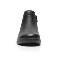 FLEXI 102016 LADIES' ANKLE BOOTS BLACK LEATHER - Black - View 5