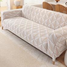 1 chiếc vỏ đệm sofa chống trượt, chống bụi hình cành cây mùa xuân & thu, bao gồm tất cả các phụ kiện, có thể giặt máy/tay, kiểu dáng tối giản hiện đại, phù hợp cho văn phòng, phòng ngủ, phòng khách quanh năm. - Màu kaki - Xem 4