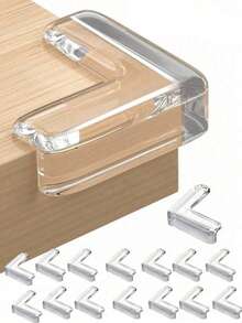 10-Piece Protective Corner Pads, Transparent Furniture Corner Protectors And Edge Safety Cushions, Suitable For Edges And Sharp Corners - Reusable Protective Protectors - Multiple Styles - View 1